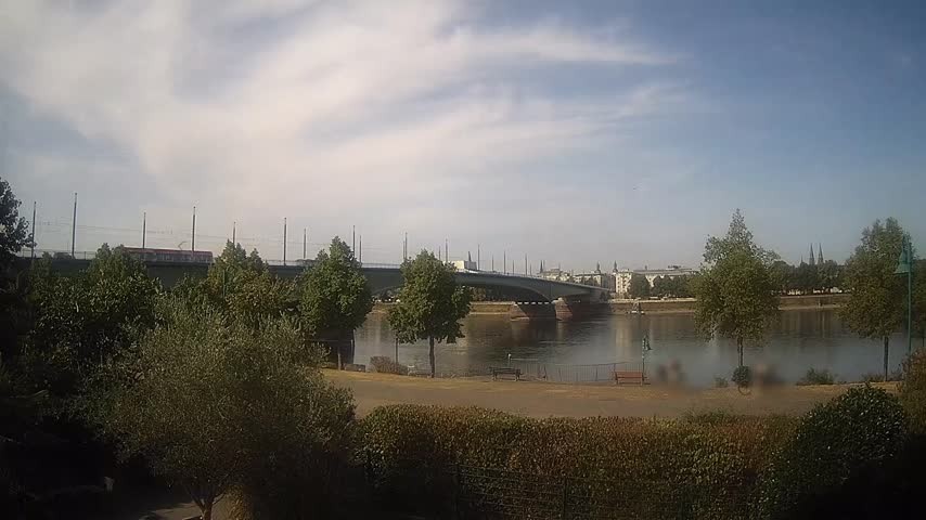 Archiv Foto Webcam Kennedybrücke in Bonn