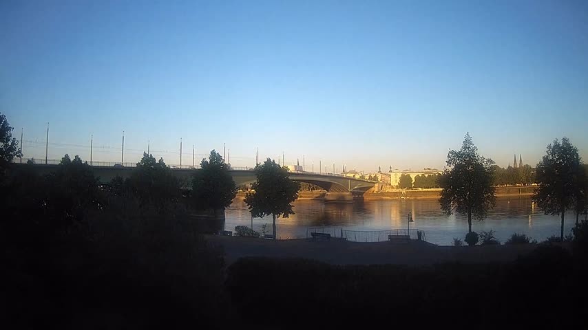 Archived image Webcam Kennedy Bridge in Bonn