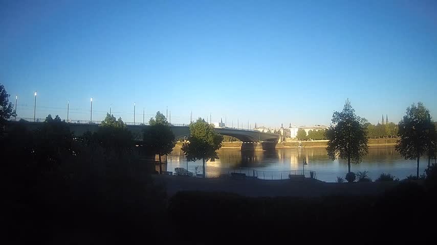 Archived image Webcam Kennedy Bridge in Bonn