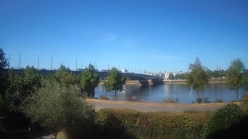Archived image Webcam Kennedy Bridge in Bonn