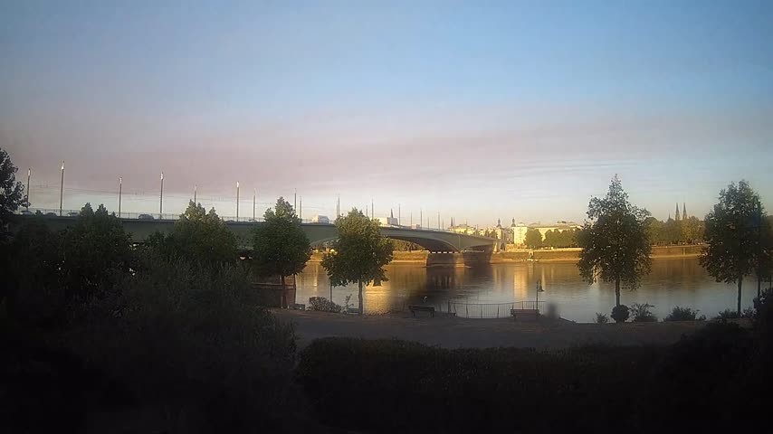 Archiv Foto Webcam Kennedybrücke in Bonn