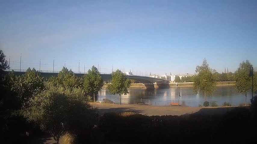 Archiv Foto Webcam Kennedybrücke in Bonn