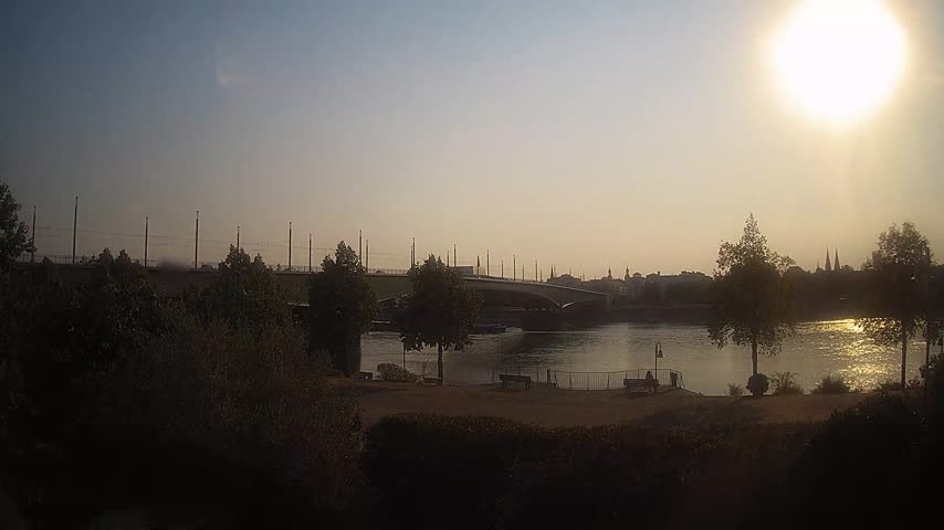 Archiv Foto Webcam Kennedybrücke in Bonn