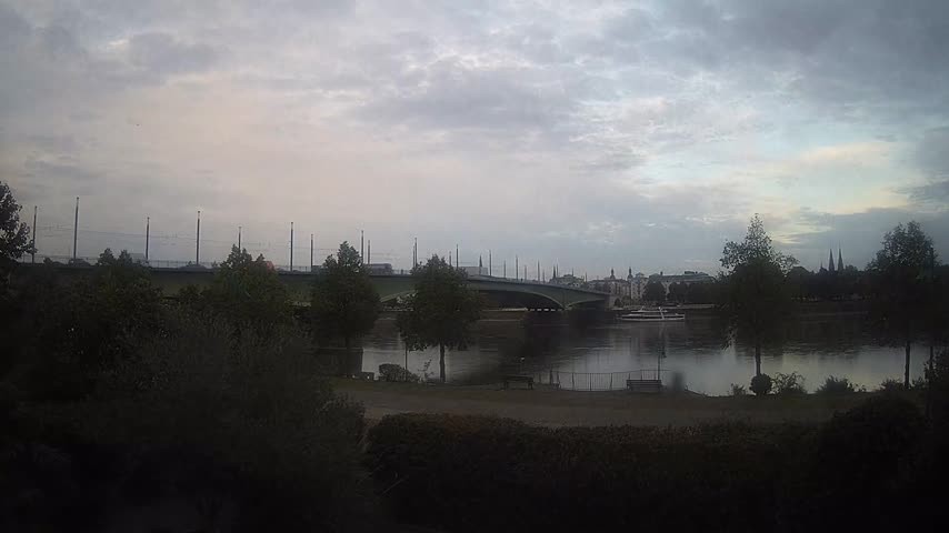 Archiv Foto Webcam Kennedybrücke in Bonn