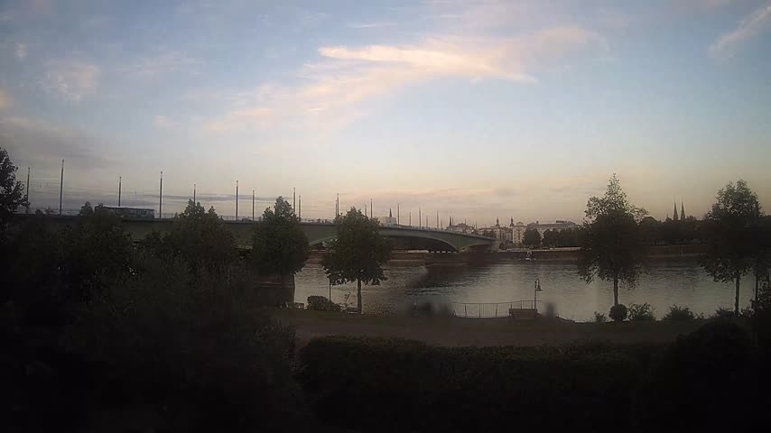 Archiv Foto Webcam Kennedybrücke in Bonn