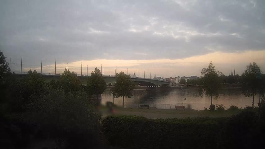 Archiv Foto Webcam Kennedybrücke in Bonn