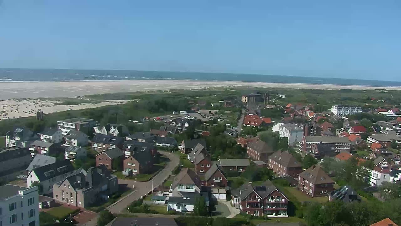 Archiv Foto Webcam Insel Borkum: Leuchtturm