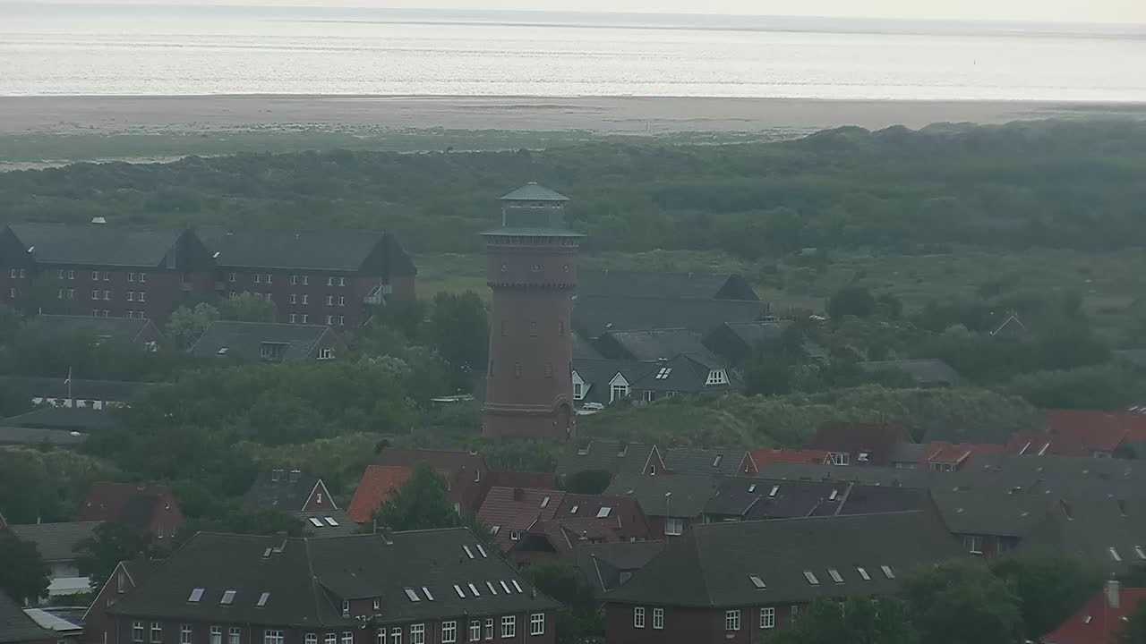 Archiv Foto Webcam Insel Borkum: Leuchtturm