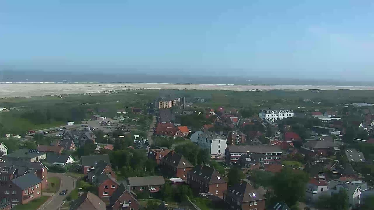 Archived image Webcam Borkum Island: Lighthouse