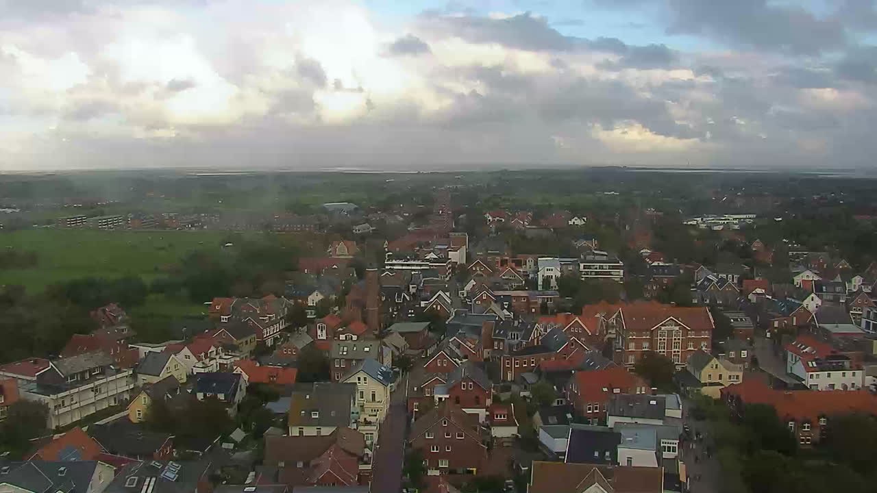 Archiv Foto Webcam Insel Borkum: Leuchtturm
