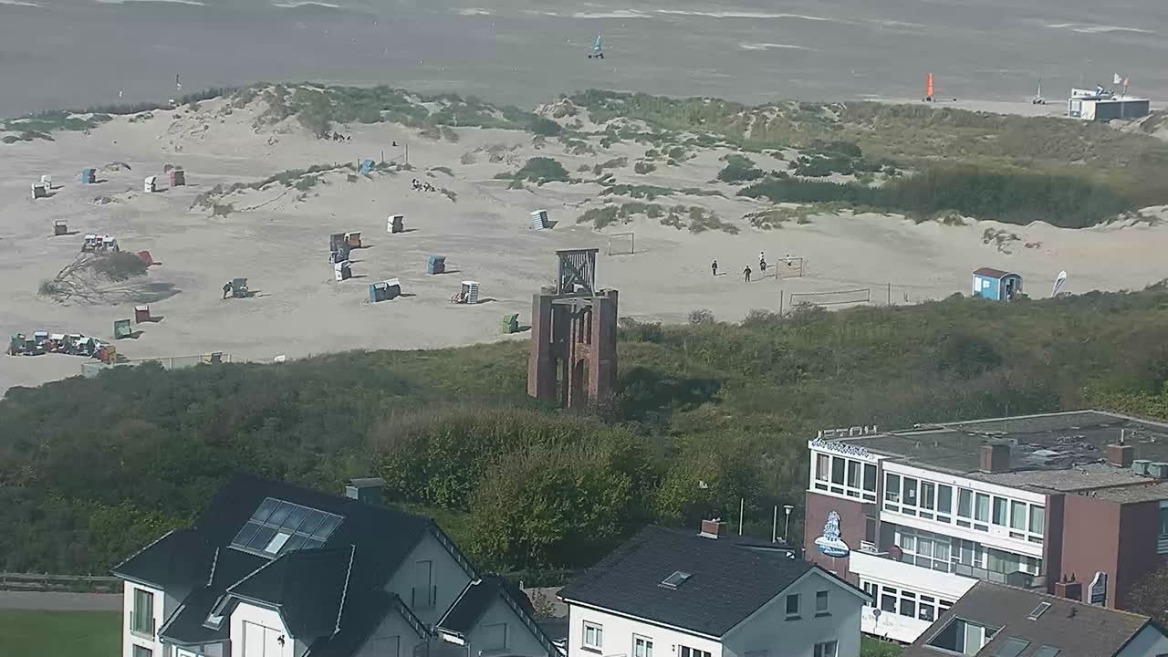 Archiv Foto Webcam Insel Borkum: Leuchtturm