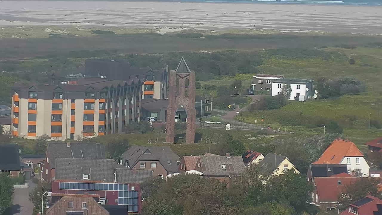 Archiv Foto Webcam Insel Borkum: Leuchtturm