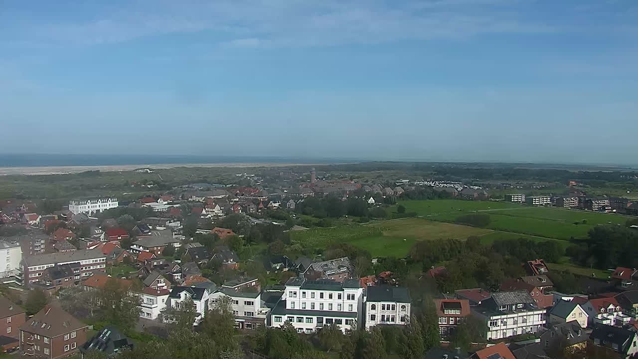 Archiv Foto Webcam Insel Borkum: Leuchtturm