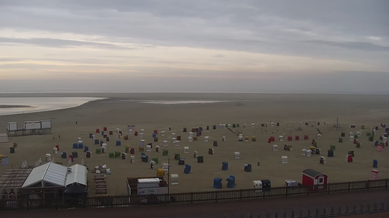 Archived image Webcam Borkum: Guest House Victoria