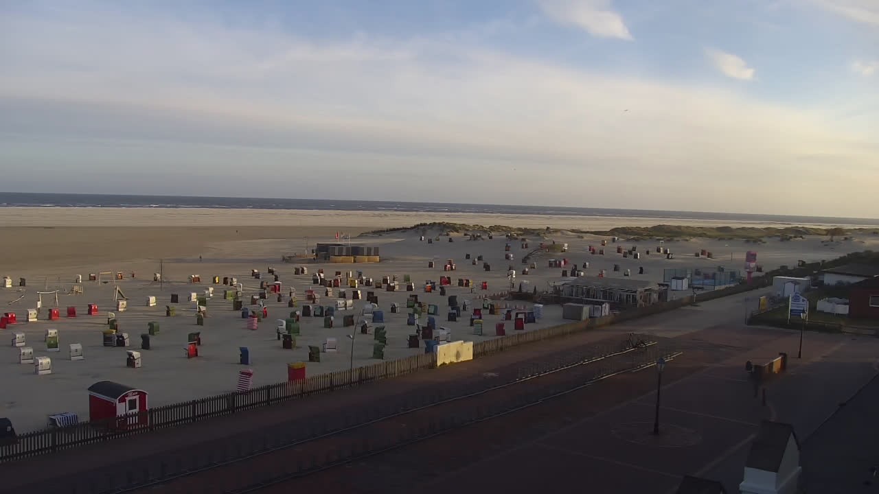 Archived image Webcam Borkum: Guest House Victoria