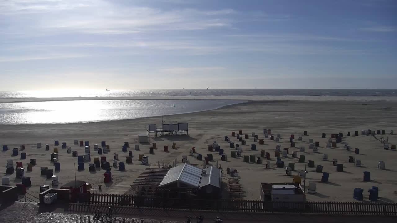 Archived image Webcam Borkum: Guest House Victoria