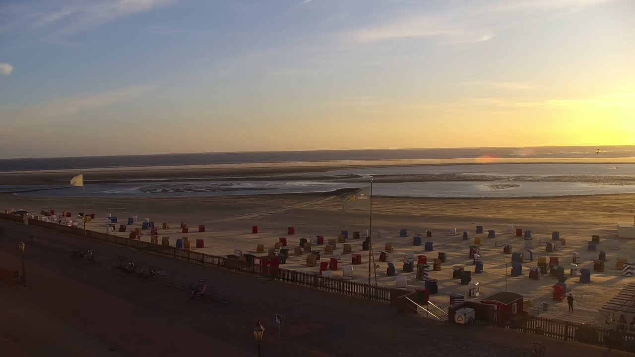 Archived image Webcam Borkum: Guest House Victoria
