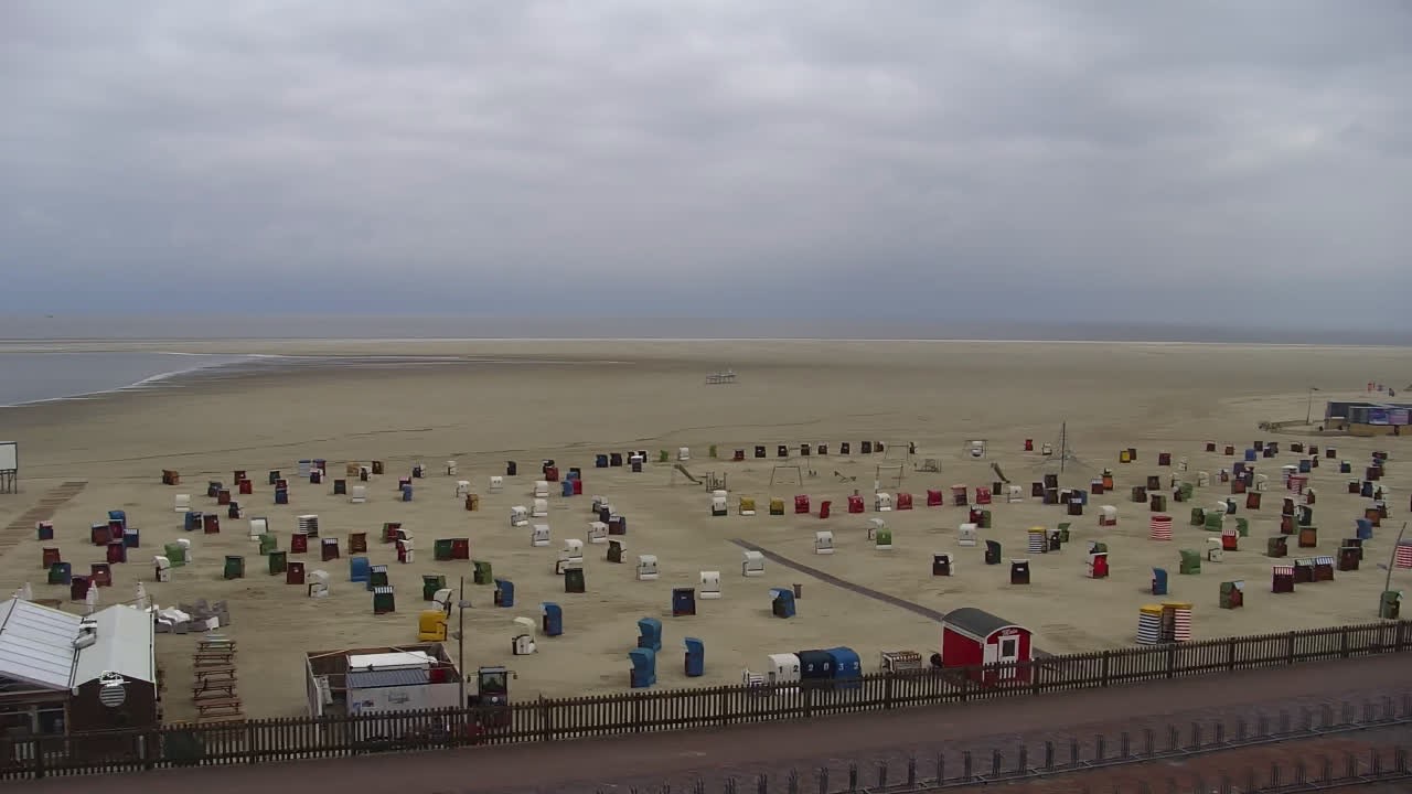 Archiv Foto Webcam Borkum: Gästehaus Victoria