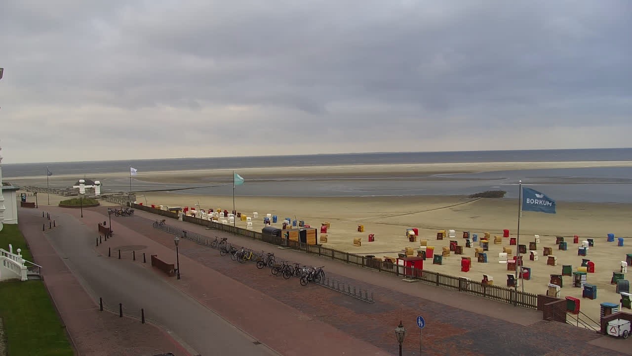 Archiv Foto Webcam Borkum: Gästehaus Victoria