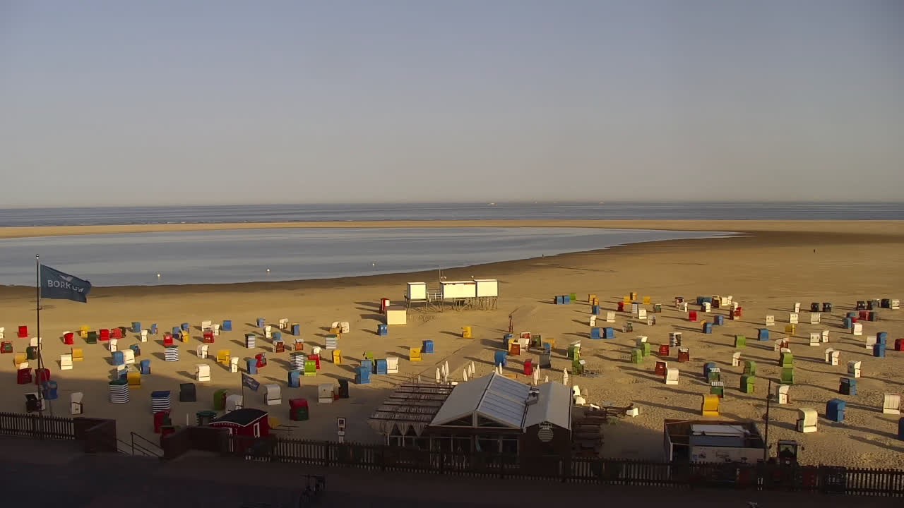 Archived image Webcam Borkum: Guest House Victoria