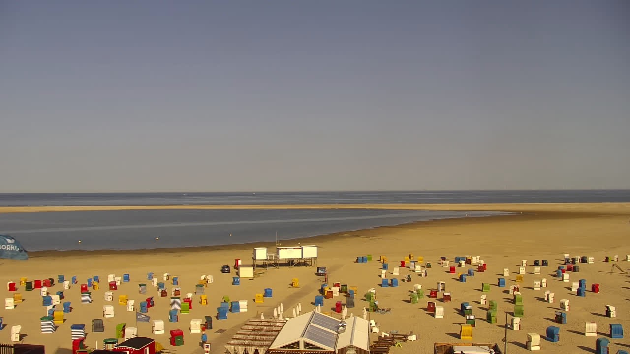 Archived image Webcam Borkum: Guest House Victoria
