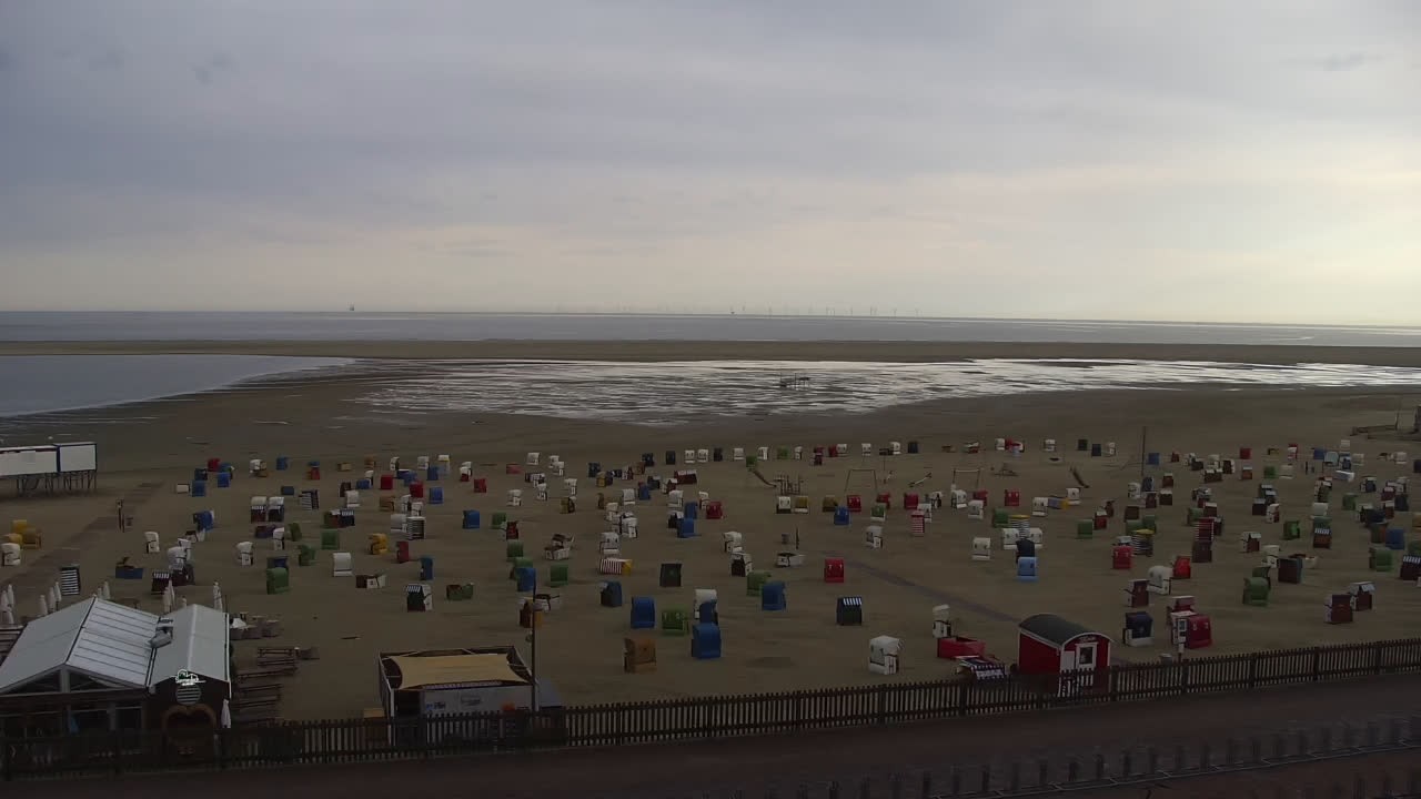 Archived image Webcam Borkum: Guest House Victoria