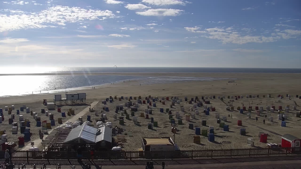Archived image Webcam Borkum: Guest House Victoria