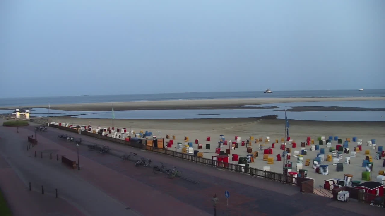 Archiv Foto Webcam Borkum: Gästehaus Victoria