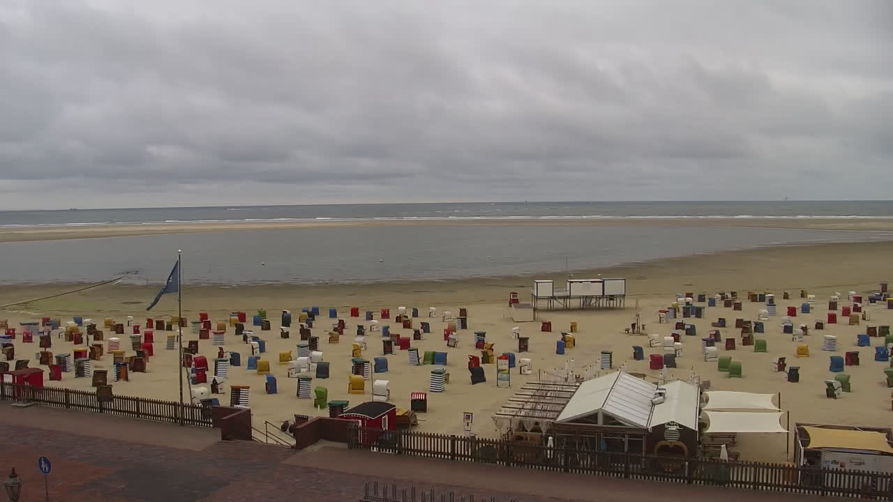 Archiv Foto Webcam Borkum: Gästehaus Victoria