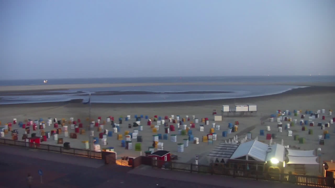 Archived image Webcam Borkum: Guest House Victoria