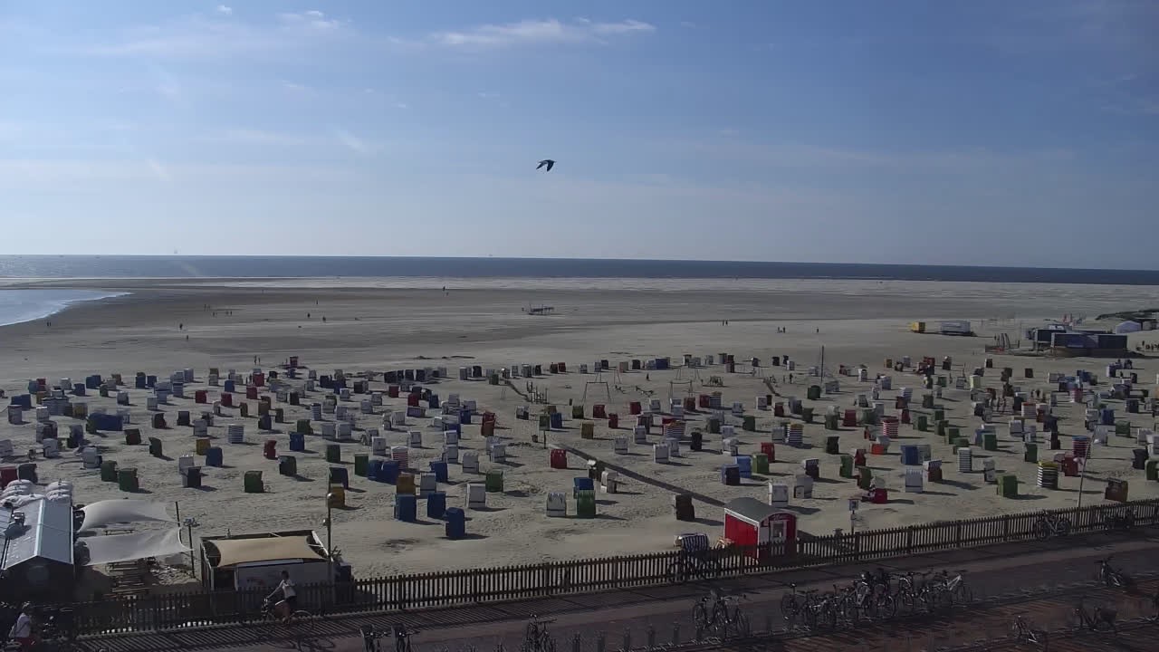 Archived image Webcam Borkum: Guest House Victoria