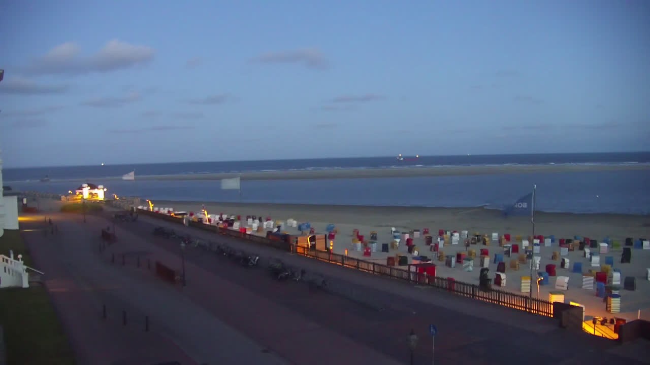 Archived image Webcam Borkum: Guest House Victoria