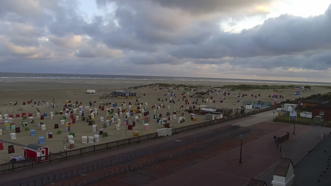 Archiv Foto Webcam Borkum: Gästehaus Victoria