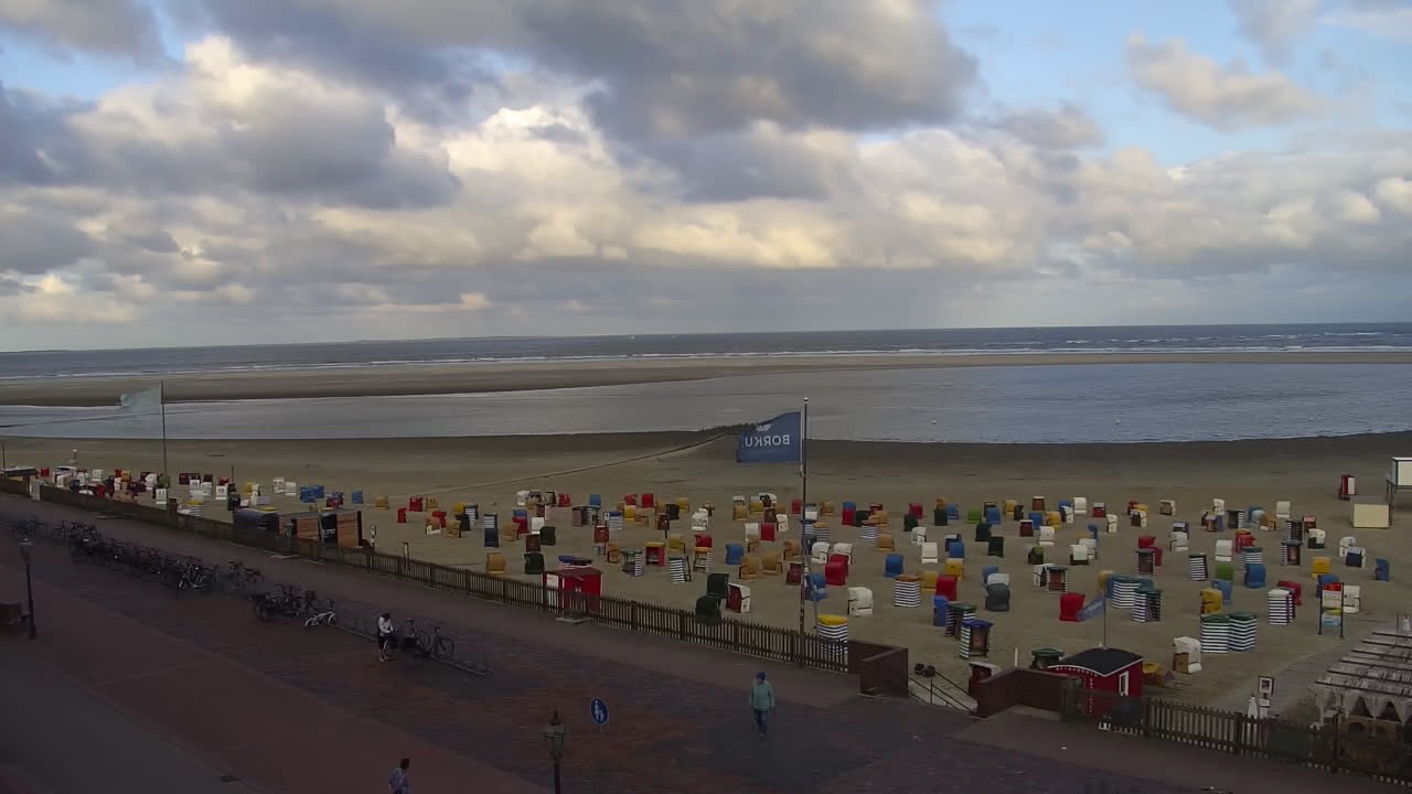Archiv Foto Webcam Borkum: Gästehaus Victoria