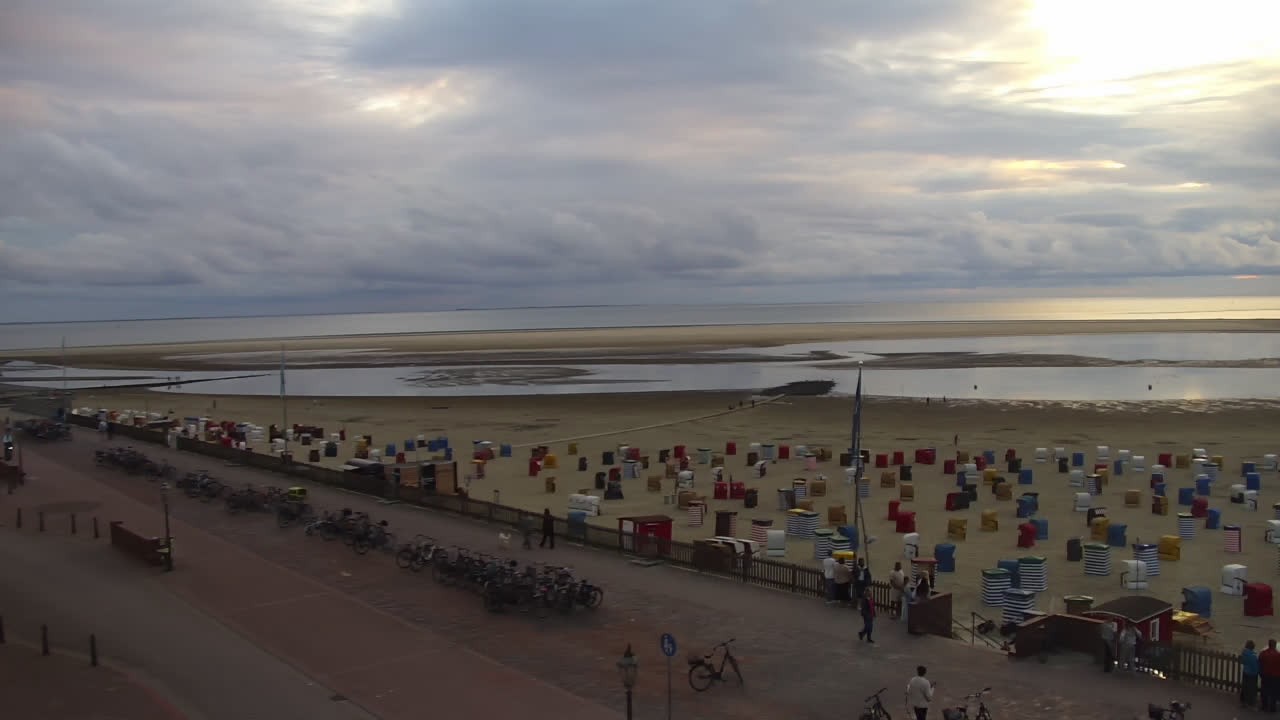 Archiv Foto Webcam Borkum: Gästehaus Victoria