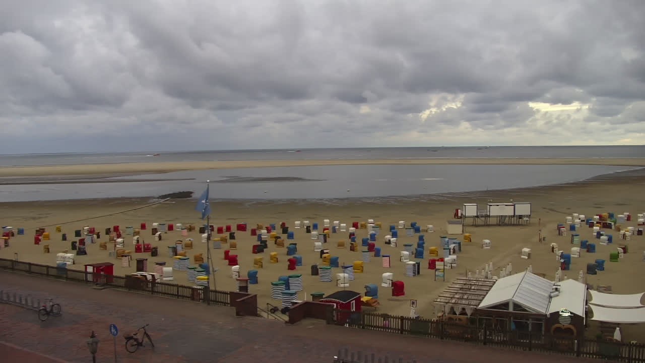 Archiv Foto Webcam Borkum: Gästehaus Victoria