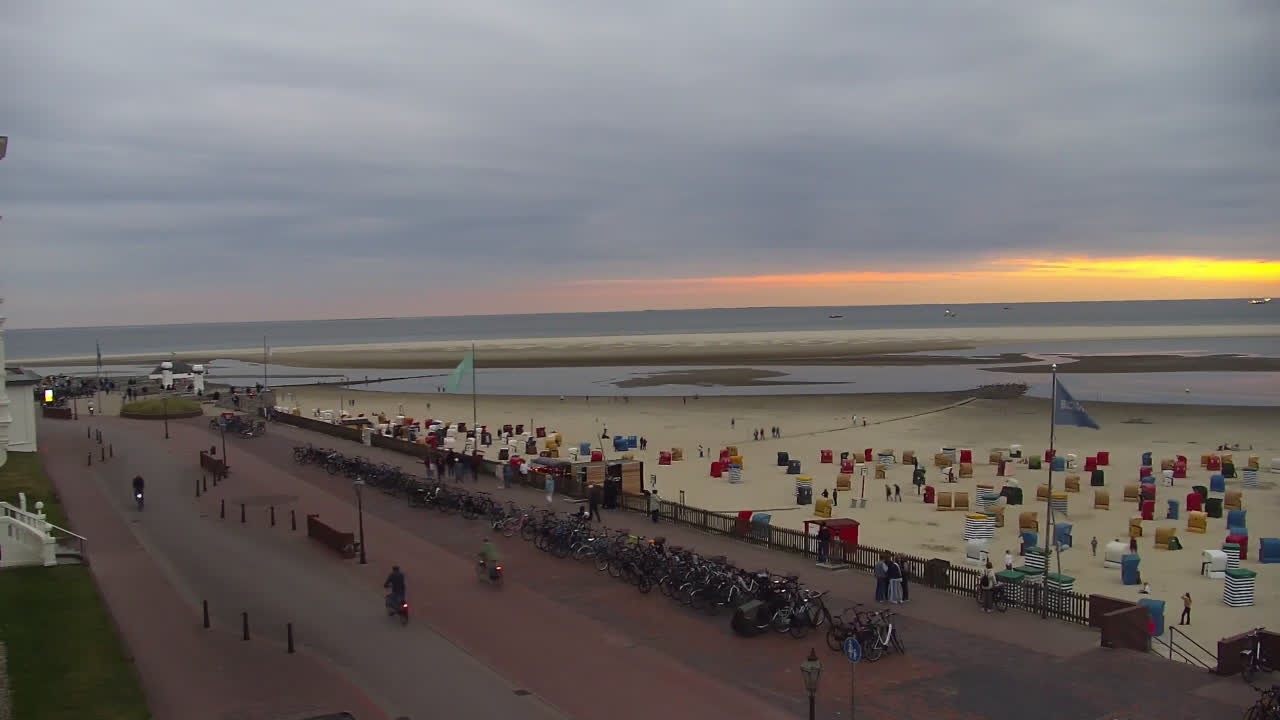 Archived image Webcam Borkum: Guest House Victoria