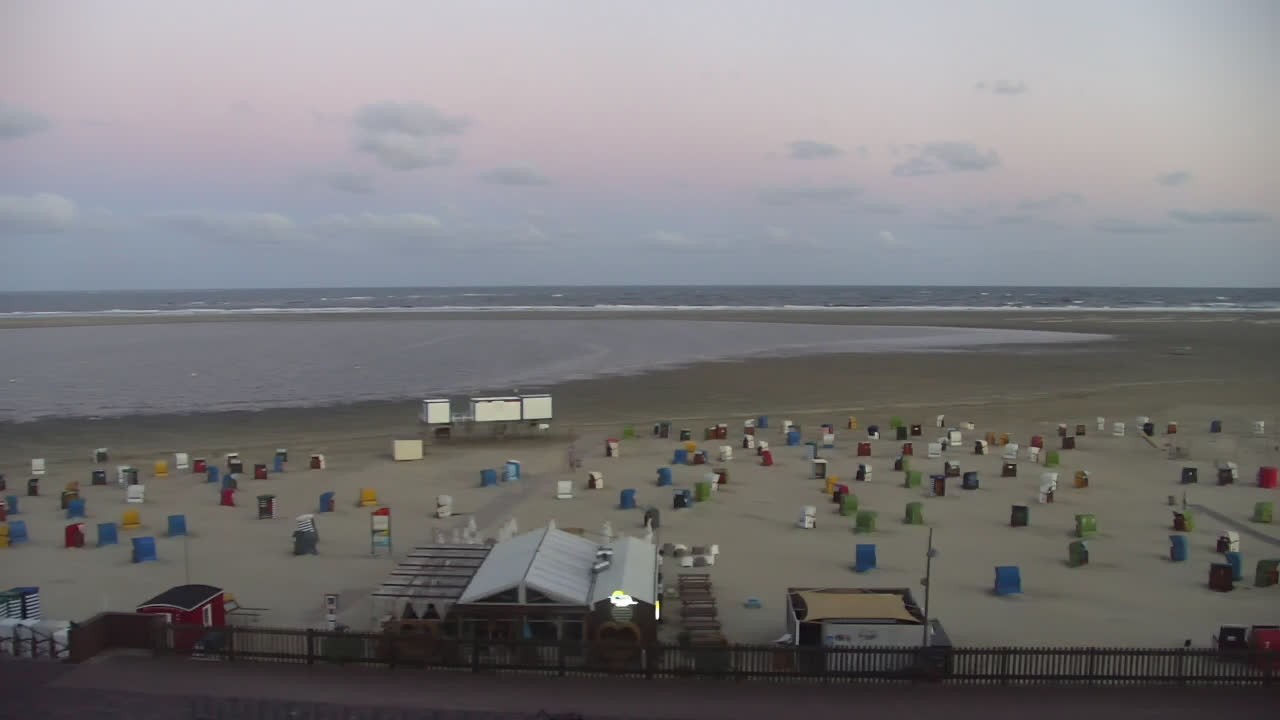 Archived image Webcam Borkum: Guest House Victoria