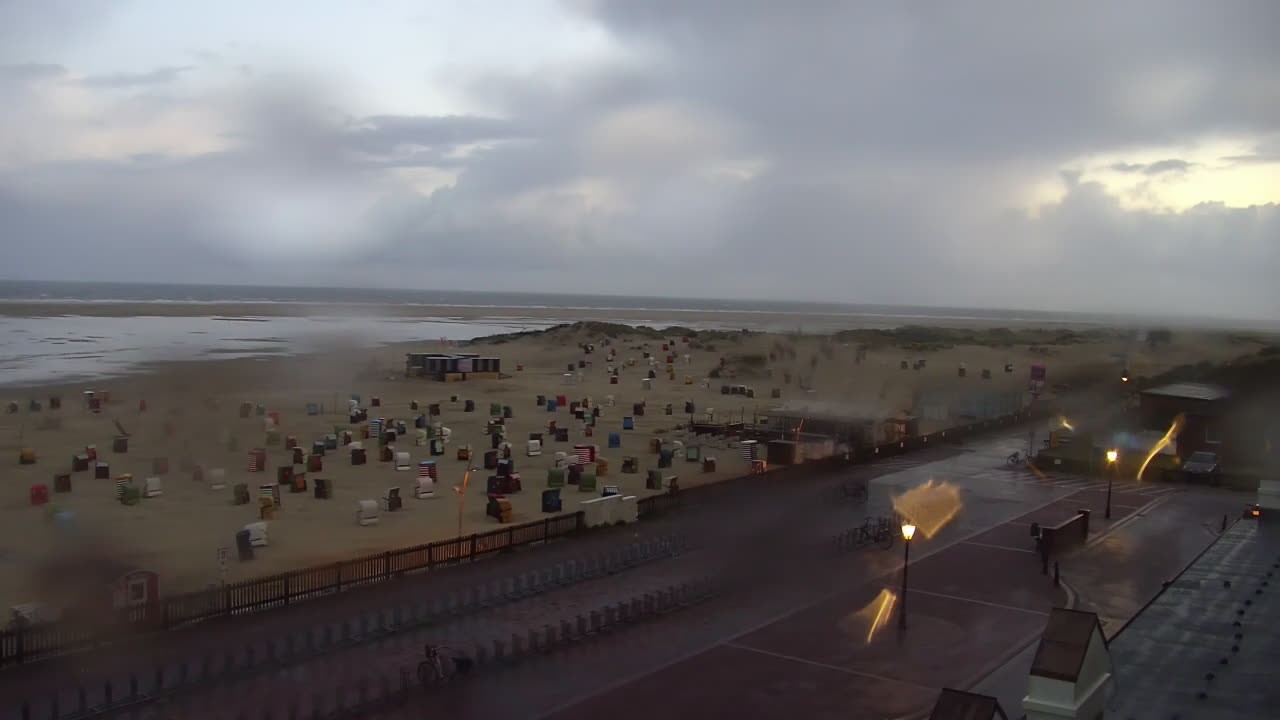 Archiv Foto Webcam Borkum: Gästehaus Victoria