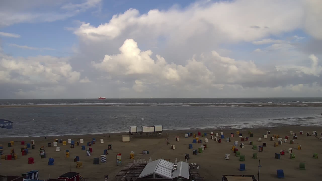 Archiv Foto Webcam Borkum: Gästehaus Victoria