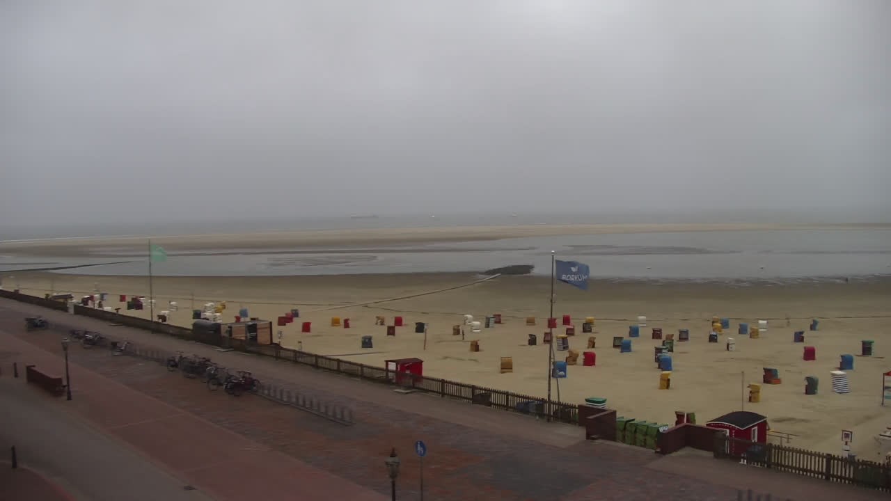 Archiv Foto Webcam Borkum: Gästehaus Victoria
