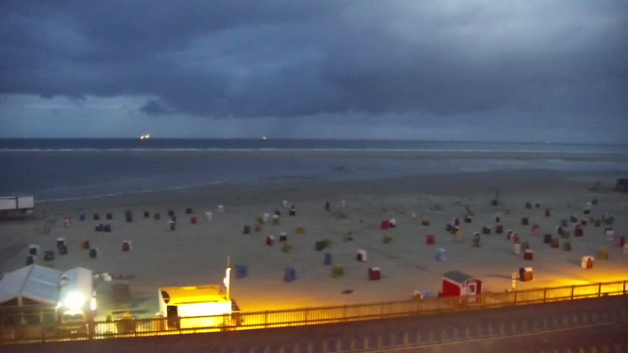 Archived image Webcam Borkum: Guest House Victoria