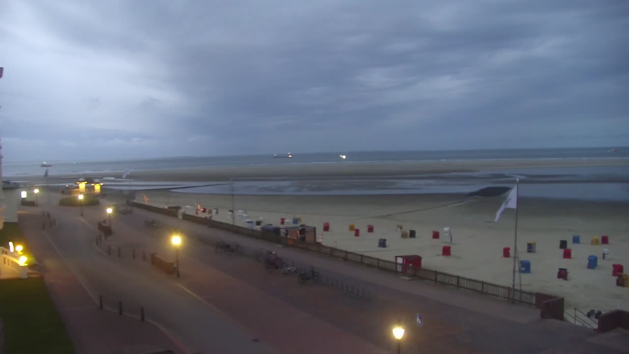 Archiv Foto Webcam Borkum: Gästehaus Victoria