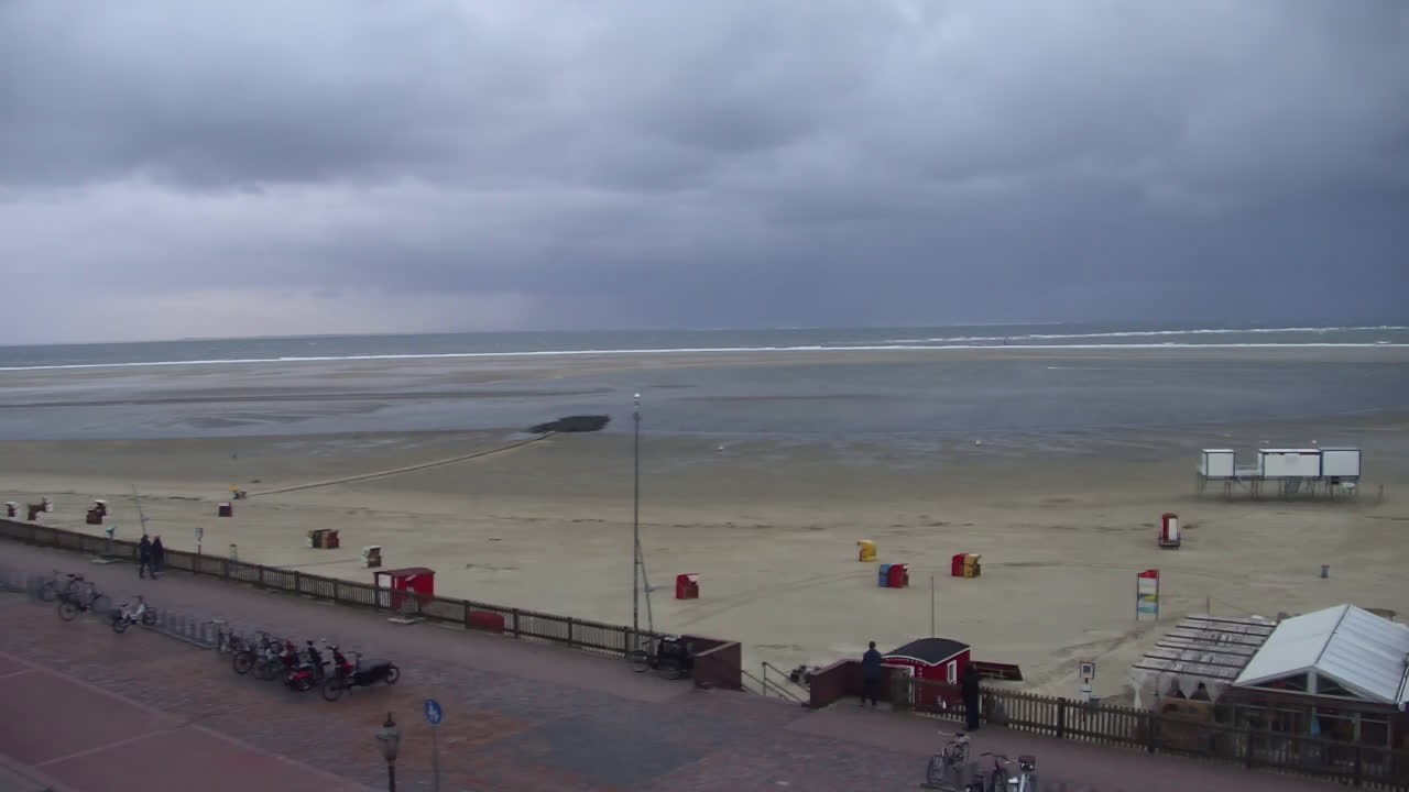 Archived image Webcam Borkum: Guest House Victoria