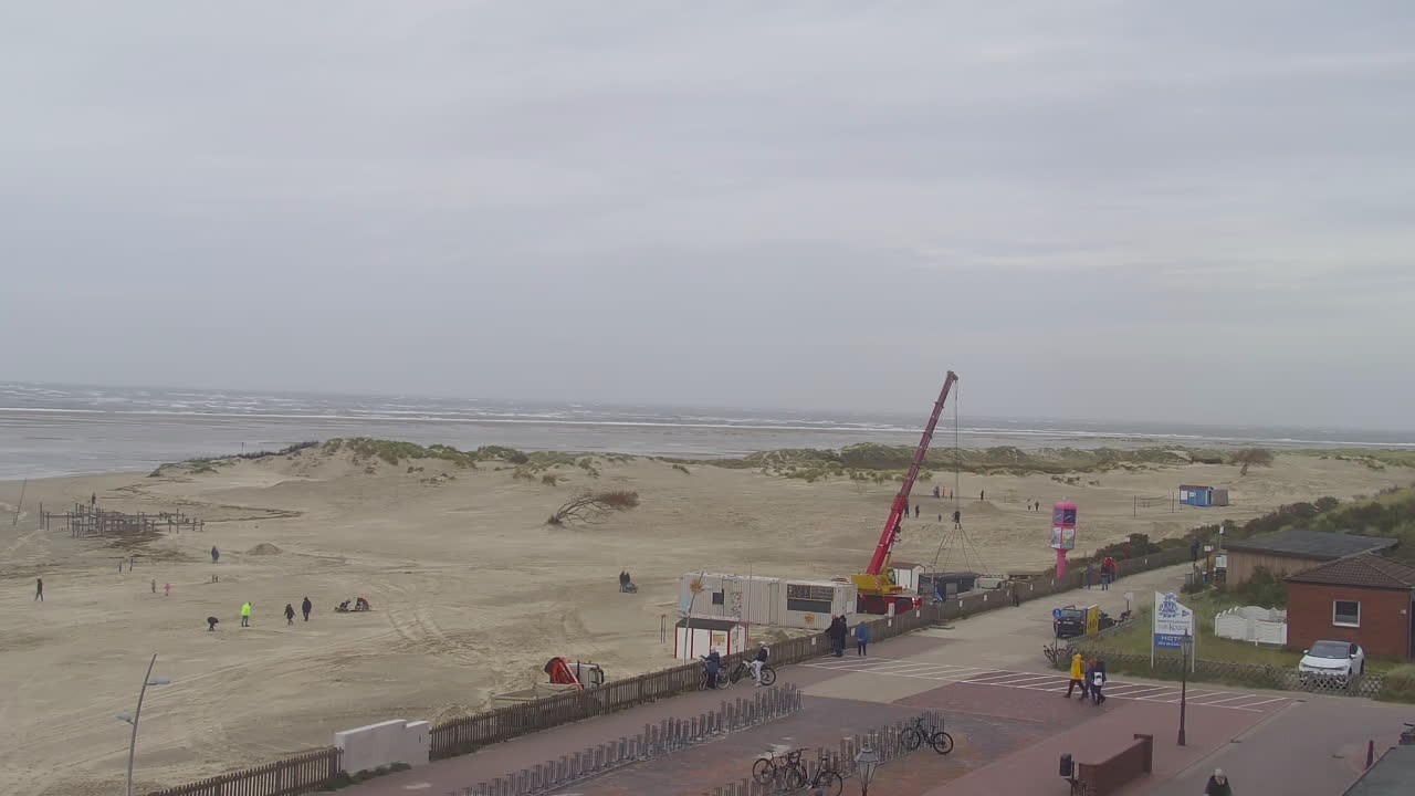 Archiv Foto Webcam Borkum: Gästehaus Victoria