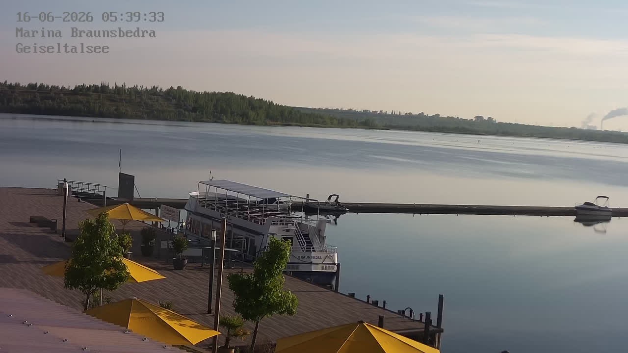 Archiv Foto Webcam Braunsbedra: Geiseltalsee