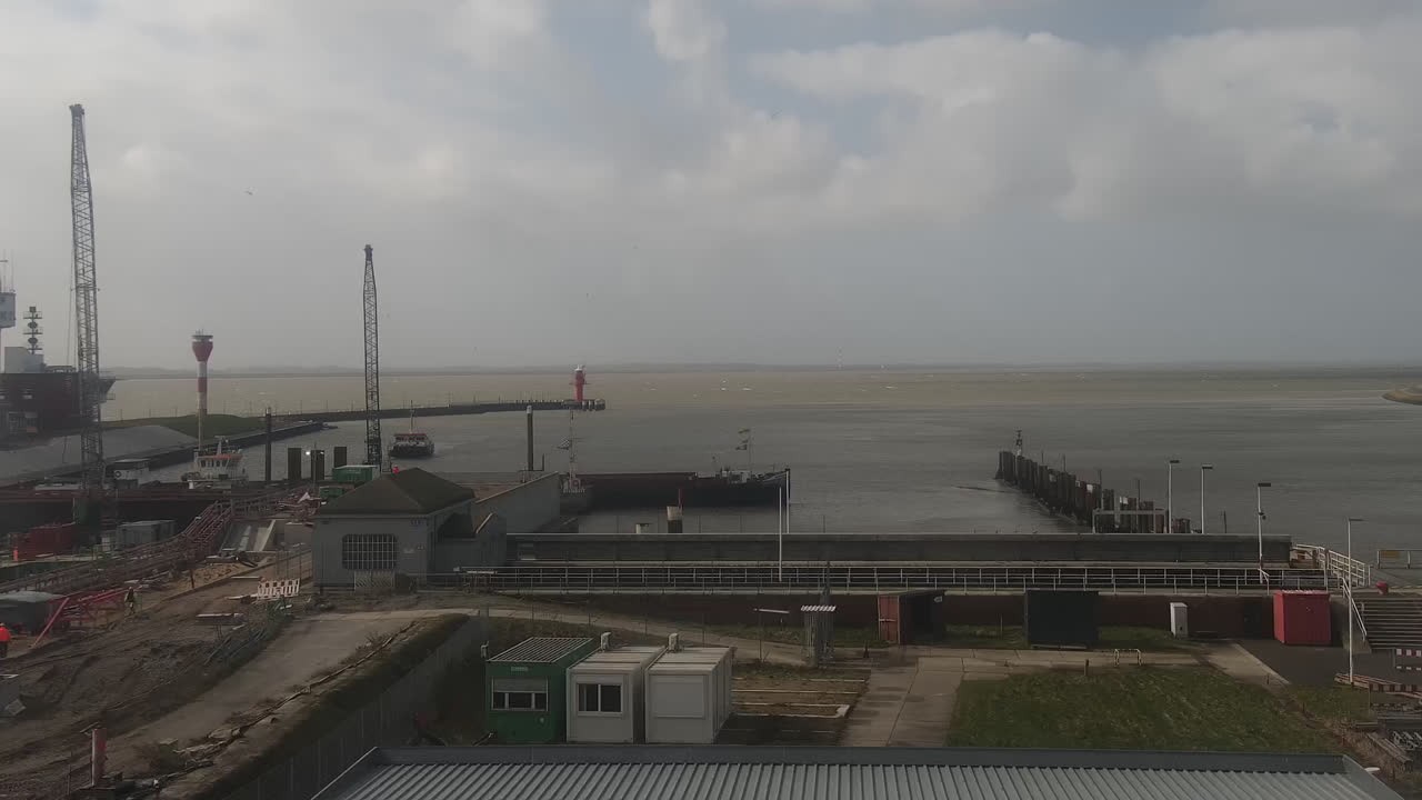 Archiv Foto Webcam Brunsbüttel: Schleusenkammern am Nord-Ostsee Kanal