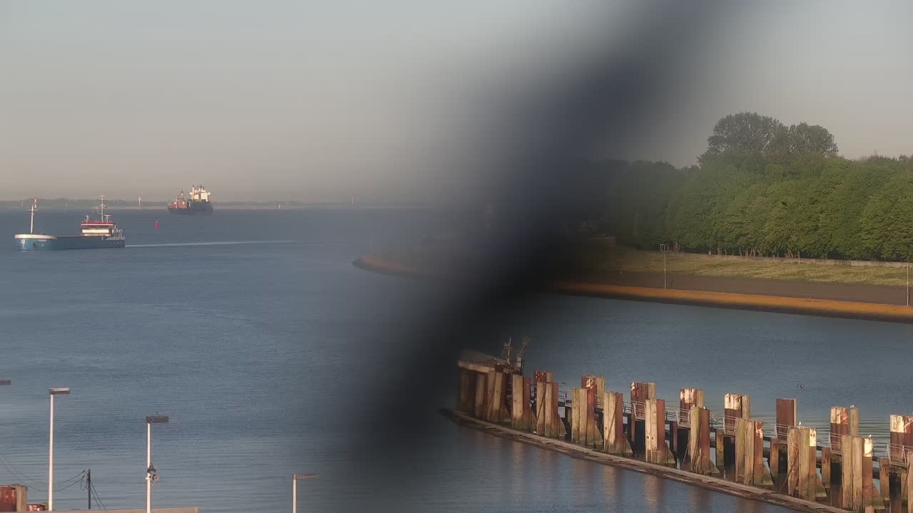 Archiv Foto Webcam Brunsbüttel: Schleusenkammern am Nord-Ostsee Kanal