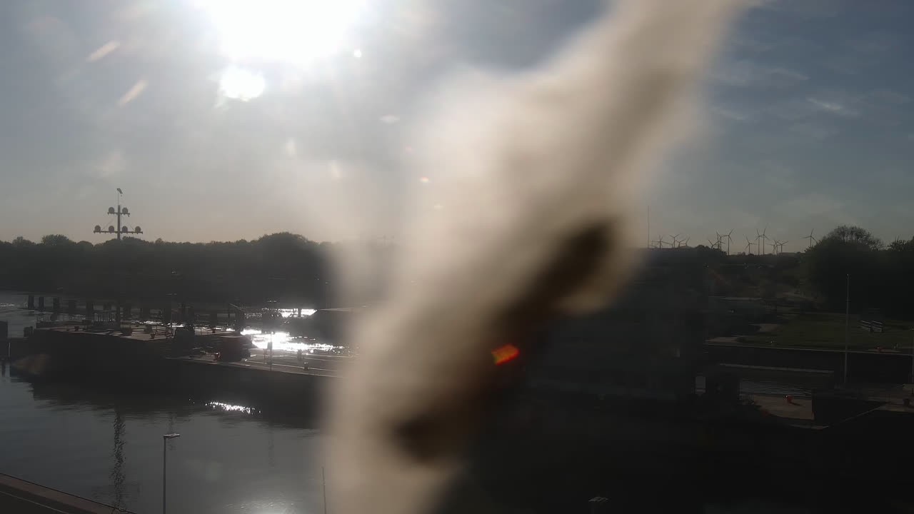 Archiv Foto Webcam Brunsbüttel: Schleusenkammern am Nord-Ostsee Kanal