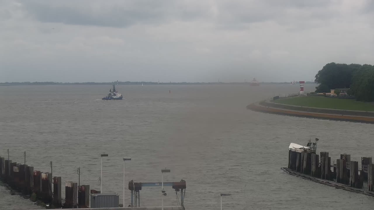 Archiv Foto Webcam Brunsbüttel: Schleusenkammern am Nord-Ostsee Kanal